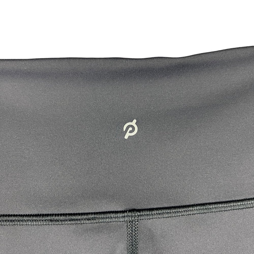 Peloton Women's Move Scalloped Hem High Rise Crop Leggings Black Size L HO121 - Picture 9 of 11